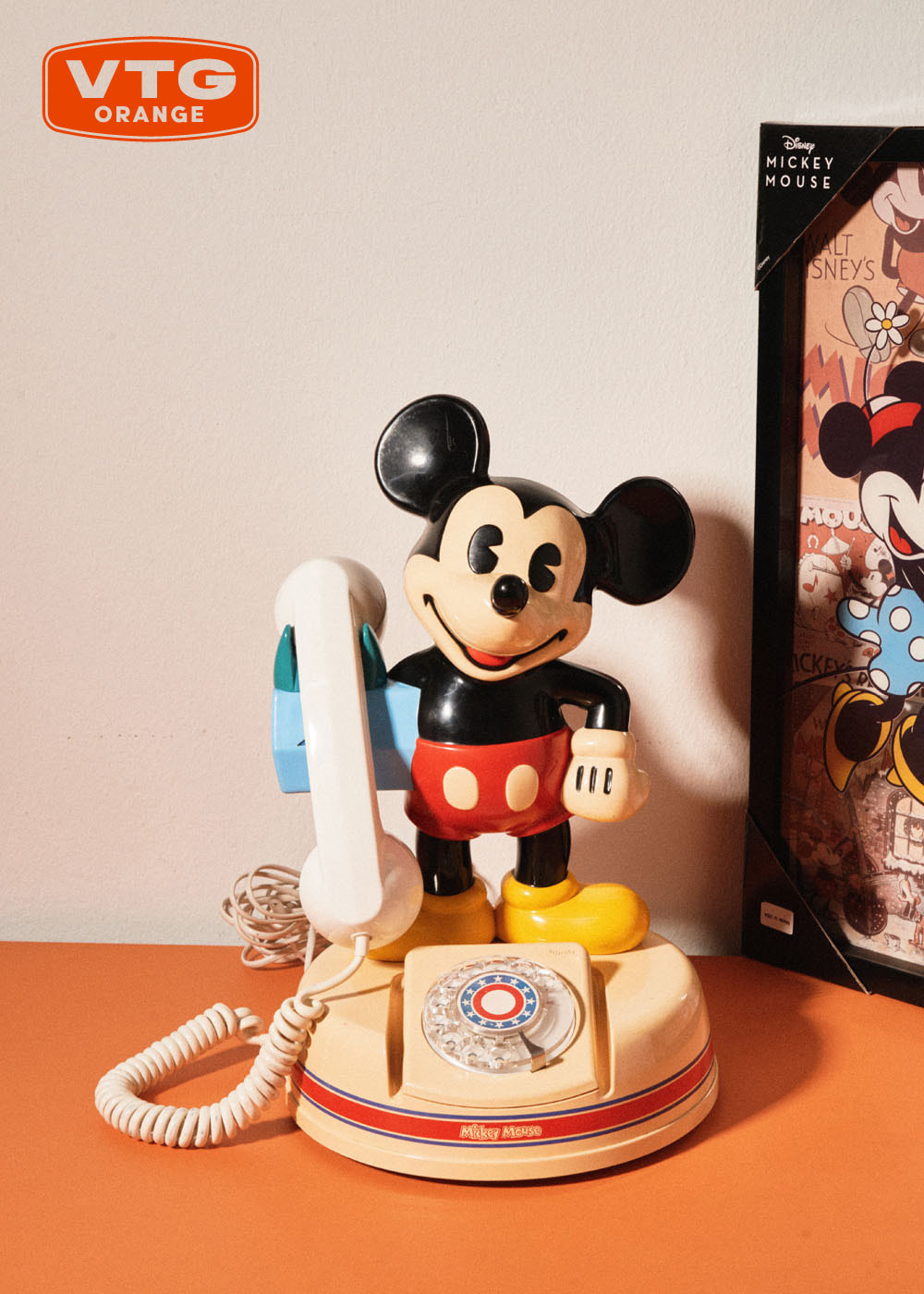 Mickey Vintage Dial Phone